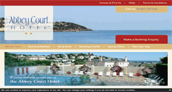 Desktop Screenshot of abbeycourthotel-torquay.com
